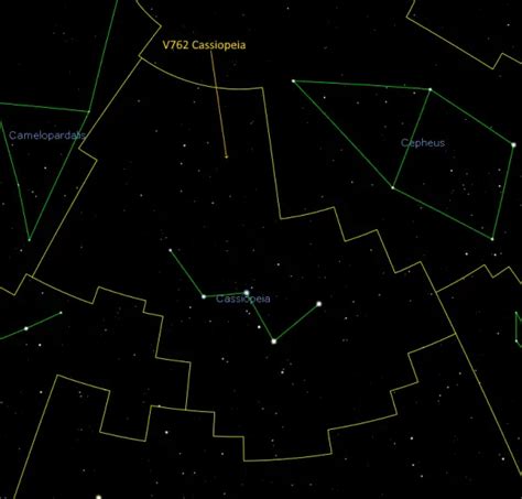 stars 762|V762 Cassiopeiae Star Facts